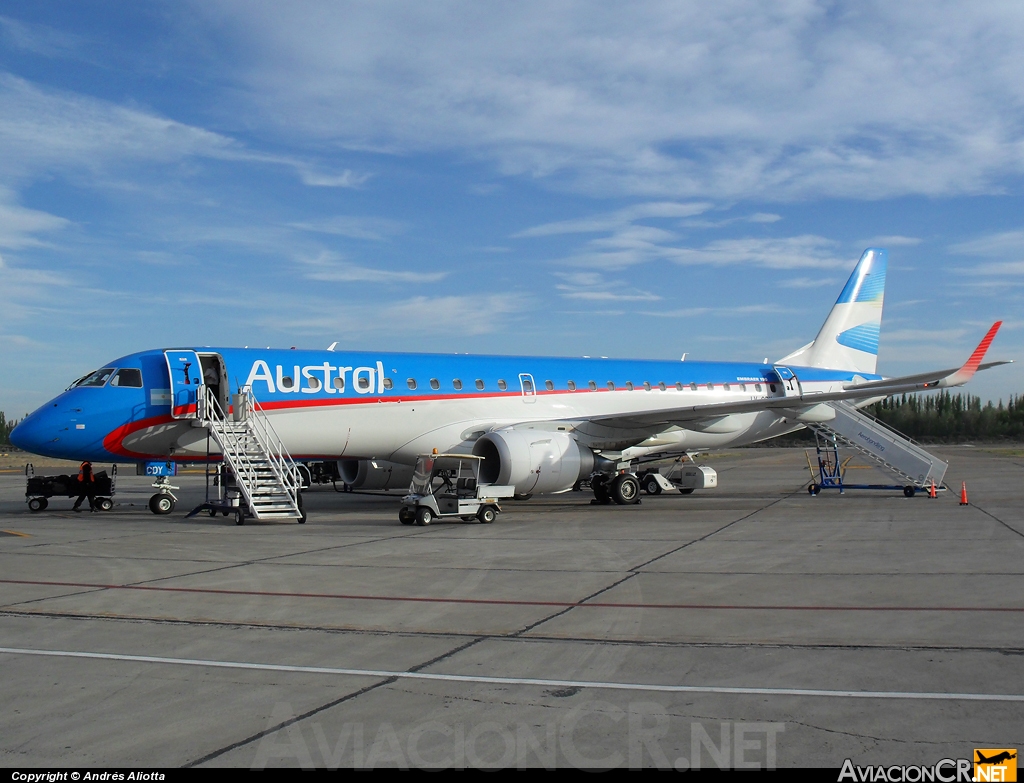 LV-CDY - Embraer 190-100IGW - Austral Líneas Aéreas
