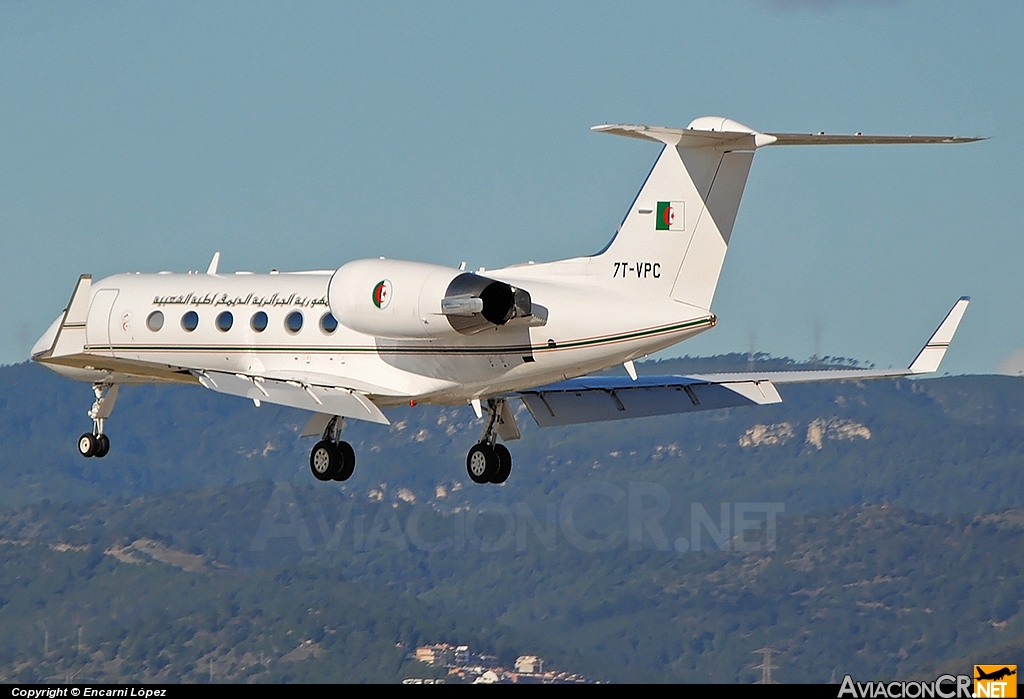 7T-VPC - Gulfstream Aerospace G-IV Gulfstream IV-SP - Air Algérie