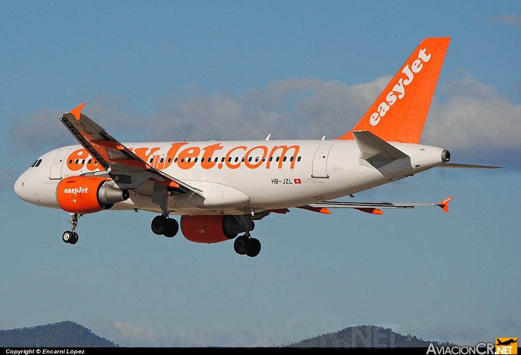 HB-JZL - Airbus A319-111 - EasyJet Airlines