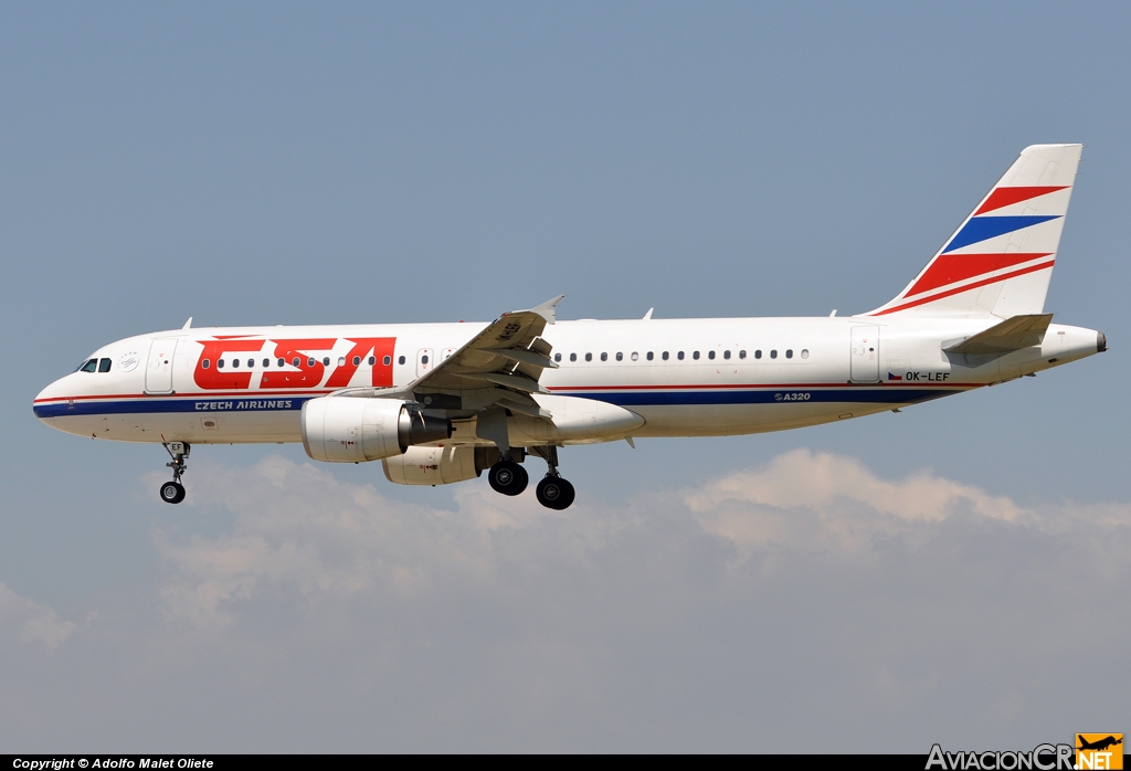 OK-LEF - Airbus A320-214 - CSA - Czech Airlines