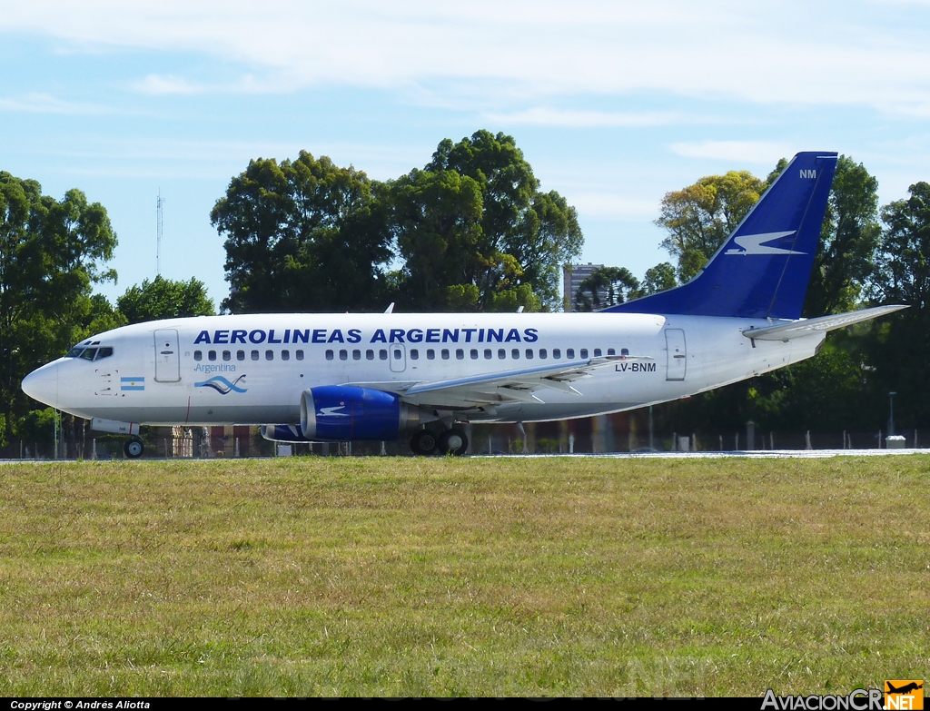 LV-BNM - Boeing 737-5K5 - Aerolineas Argentinas