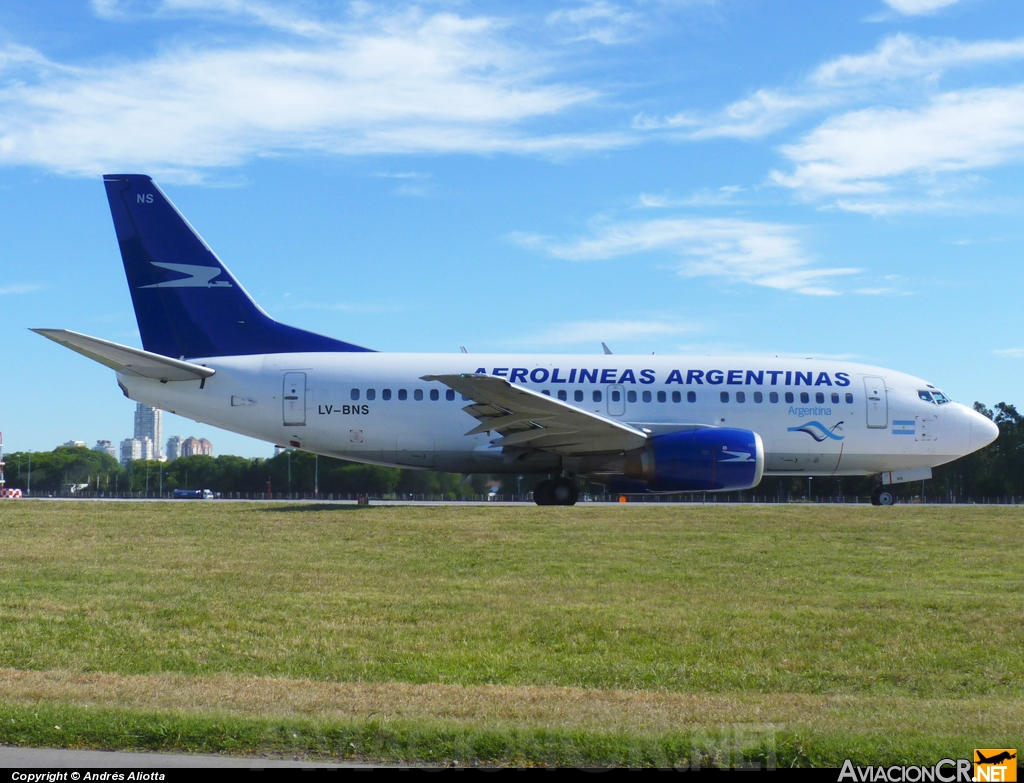 LV-BNS - Boeing 737-5K5 - Aerolineas Argentinas