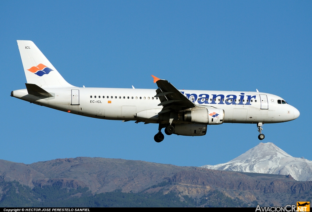 EC-ICL - Airbus A320-232 - Spanair