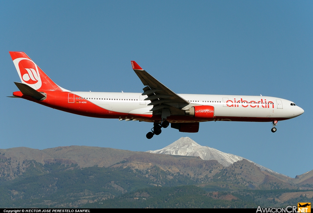 D-AERQ - Airbus A330-322 - Air Berlin