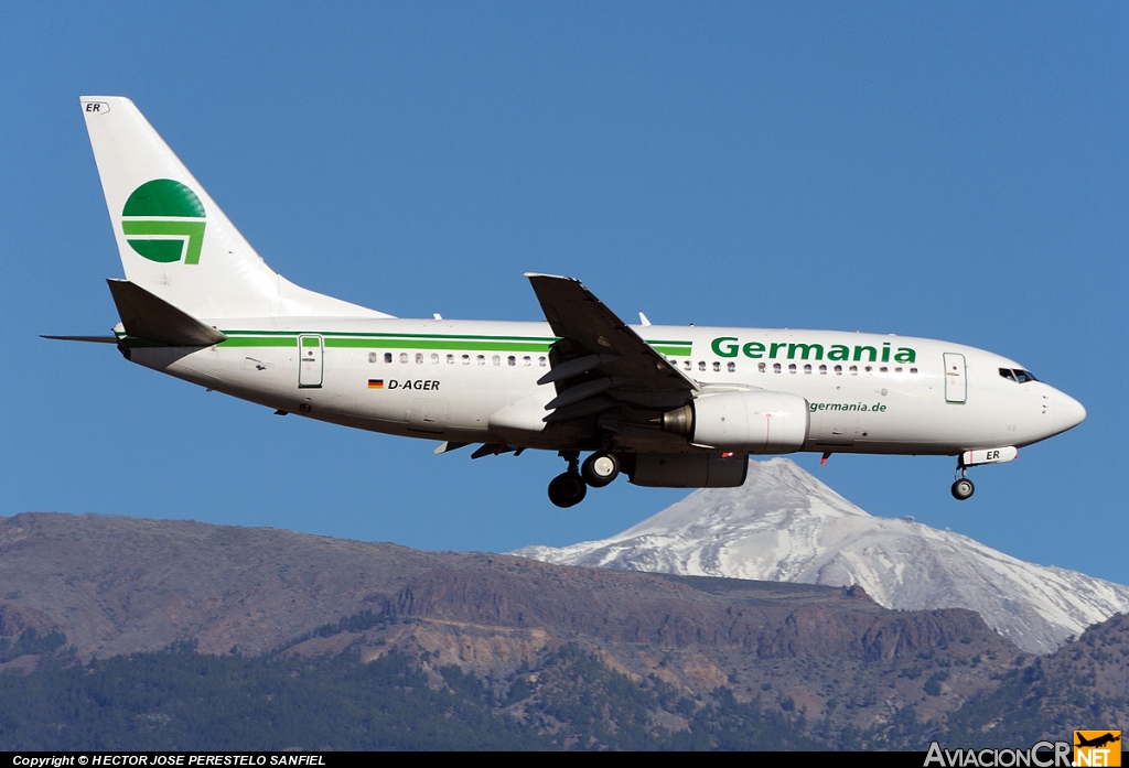 D-AGER - Boeing 737-75B - Air Berlin