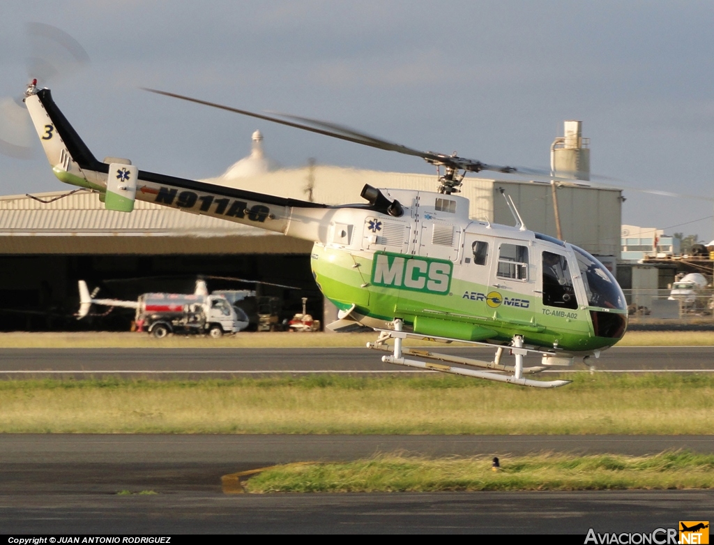 N911AG - Messerschmitt B0-105S - Aeromed