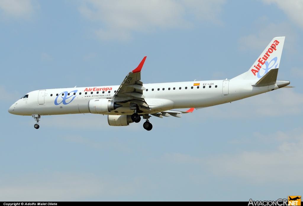 EC-LEK - Embraer ERJ-195 - Air Europa