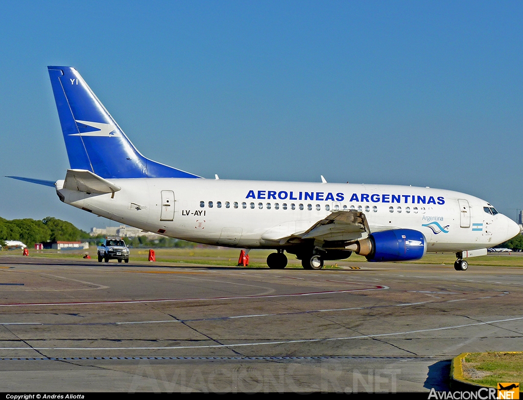 LV-AYI - Boeing 737-528 - Aerolineas Argentinas
