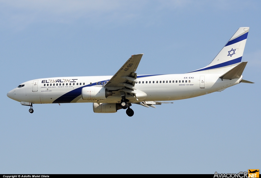4X-EKI - Boeing 737-86N - El Al Israel Airlines