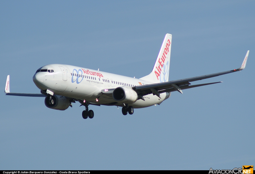 EC-HKR - Boeing 737-85P - Air Europa