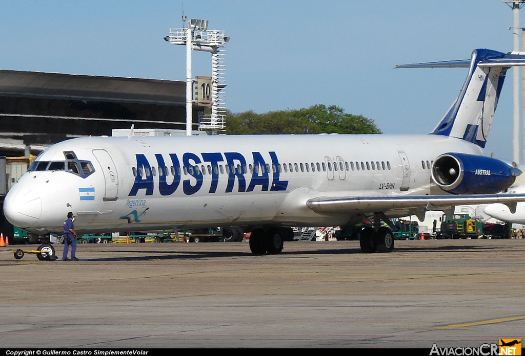 LV-BHN - McDonnell Douglas MD-83 (DC-9-83) - Austral Líneas Aéreas