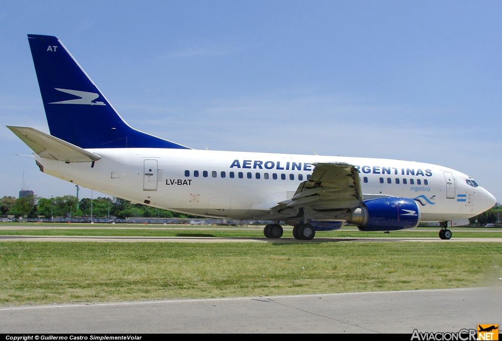 LV-BAT - Boeing 737-5H6 - Aerolineas Argentinas