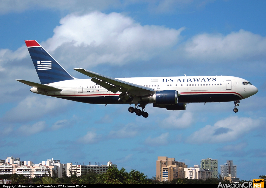 N249AU - Boeing 767-201/ER - US Airways
