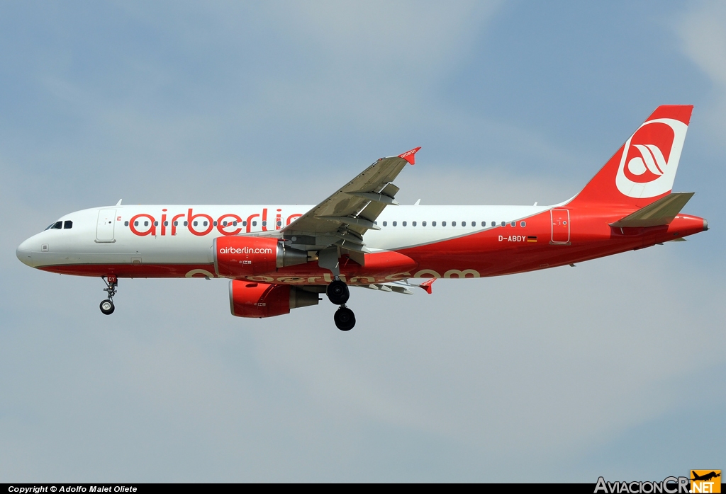 D-ABDY - Airbus A320-214 - Air Berlin