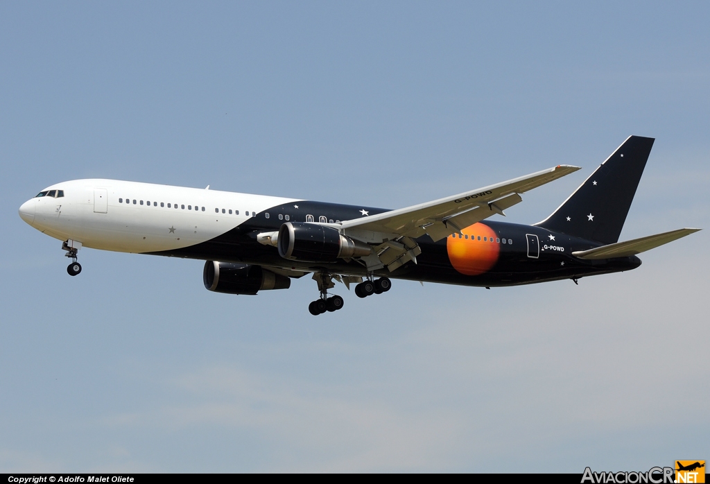 G-POWD - Boeing 767-36N/ER - Titan Airways