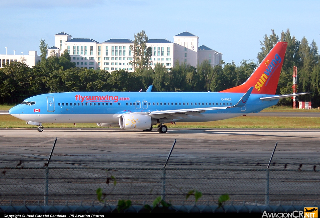 C-FRZG - Boeing 737-8K5 - Sunwing Airlines (Thomson Airways)