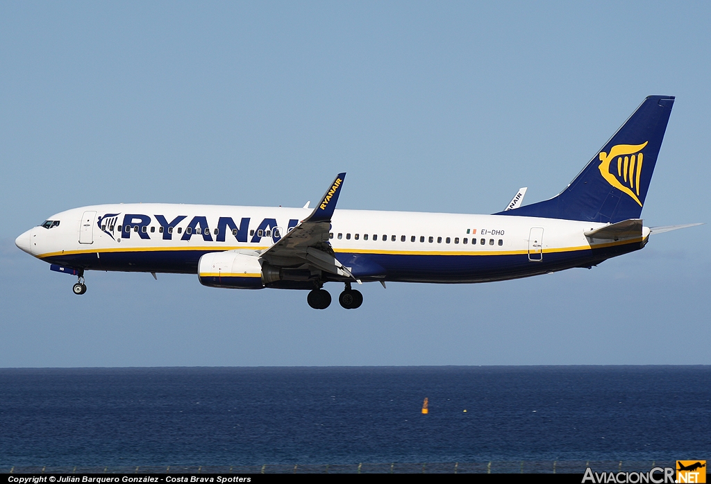 EI-DHO - Boeing 737-8AS - Ryanair