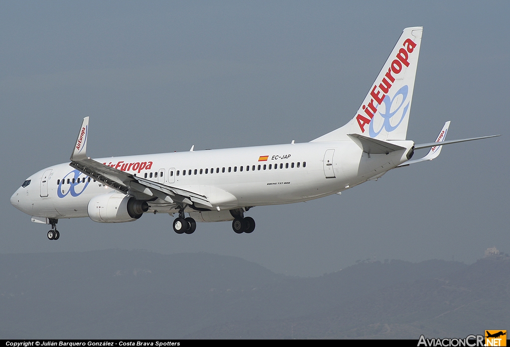EC-JAP - Boeing 737-85P - Air Europa