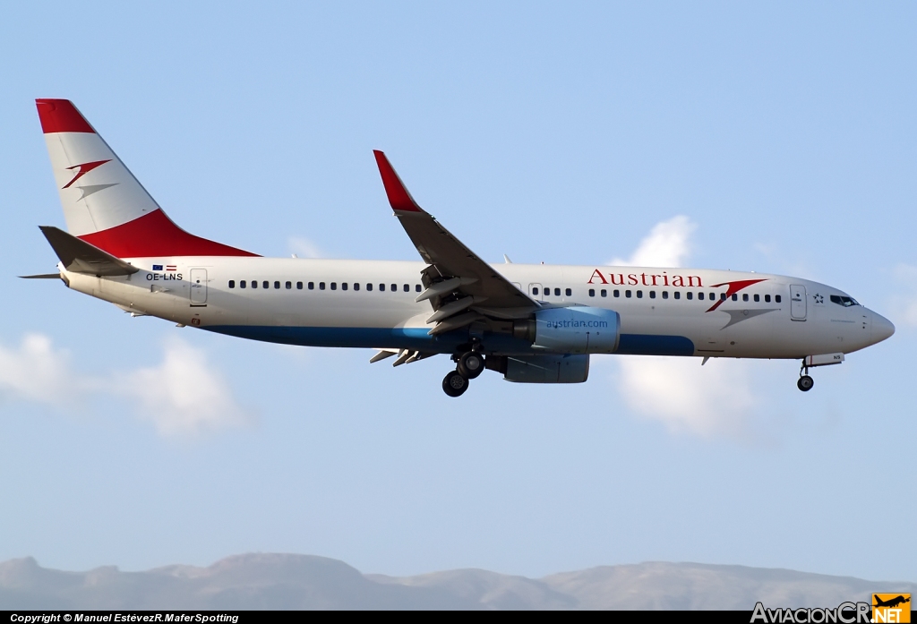 OE-LNS - Boeing 737-8Z9 - Austrian Airlines