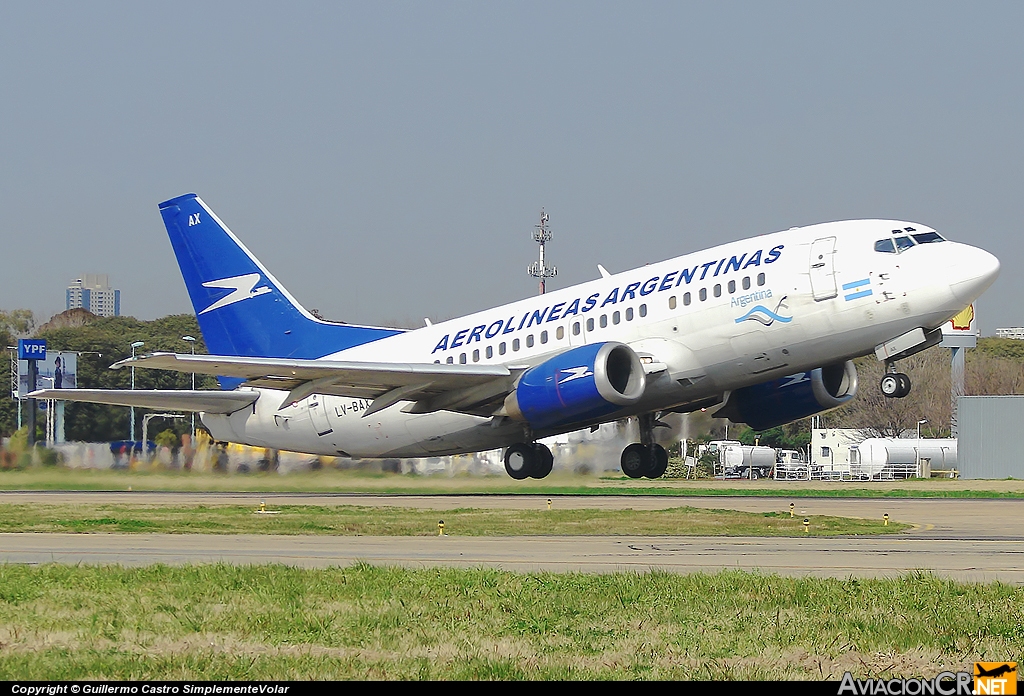 LV-BAX - Boeing 737-5H6 - Aerolineas Argentinas