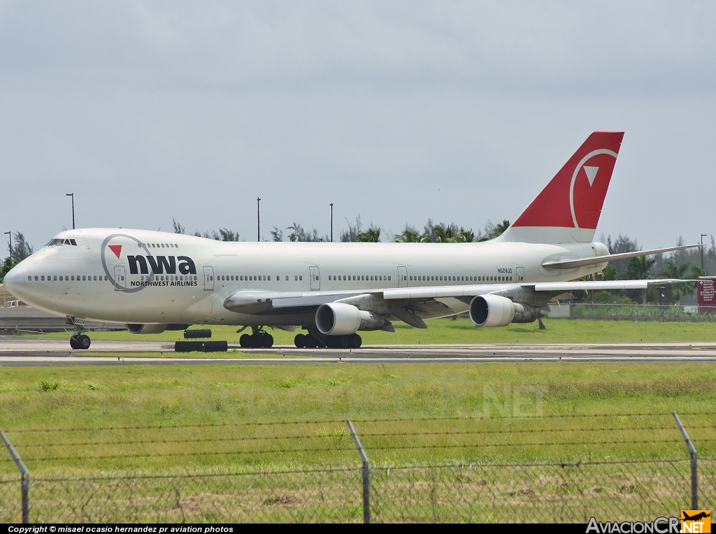 N624US - Boeing 747-251B - Northwest Airlines