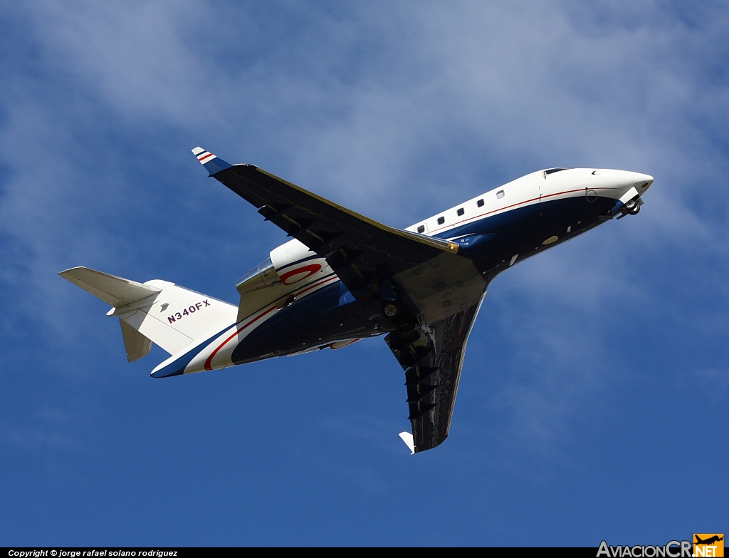 N340FX - Bombardier Bombardier Challenger 604 (CL-600-2B16) (Genérico) - Privado