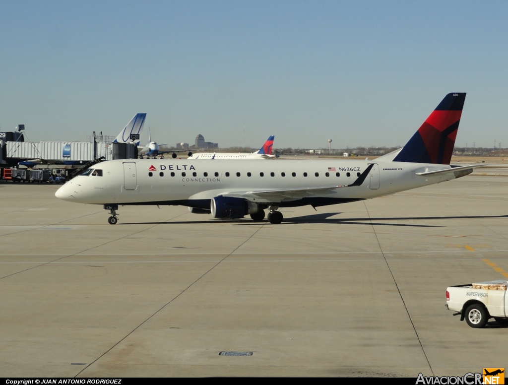 N636CZ - Embraer ERJ-170-200LR - Delta Connection (Compass Airlines)