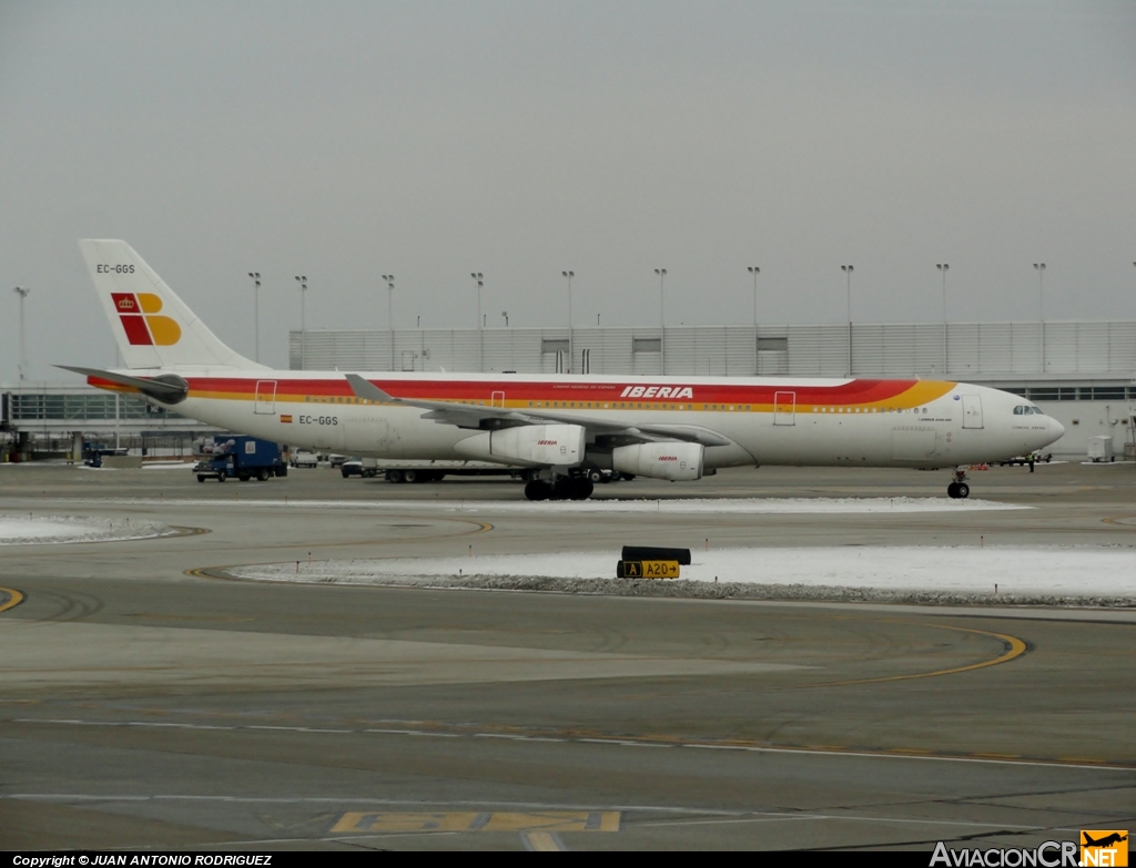 EC-GGS - Airbus A340-313 - Iberia