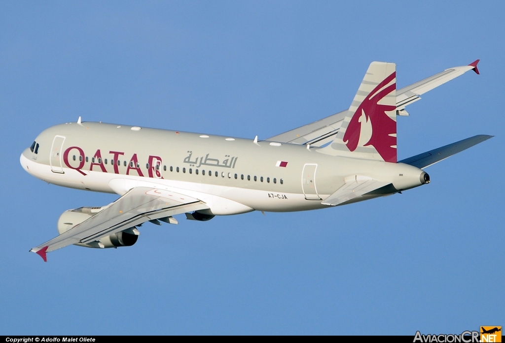 A7-CJA - Airbus A319-133LR - Qatar Airways
