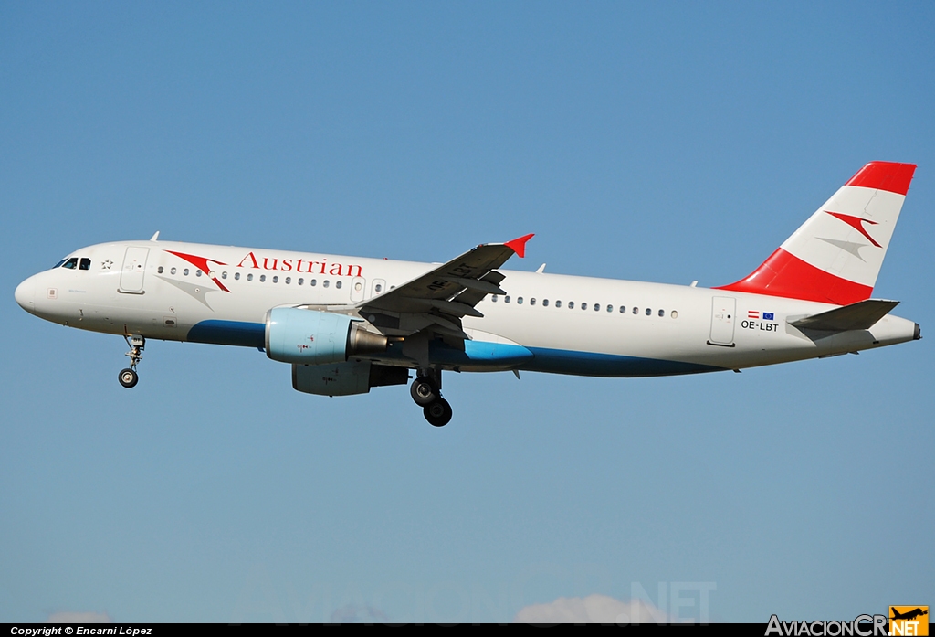 OE-LBT - Airbus A320-214 - Austrian Airlines