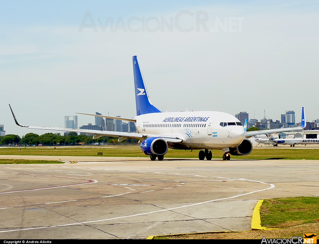 LV-BZO - Boeing 737-76N - Aerolineas Argentinas