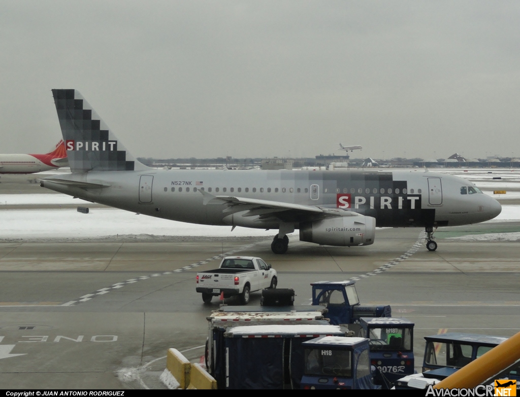 N527NK - Airbus A319-132 - Spirit Airlines