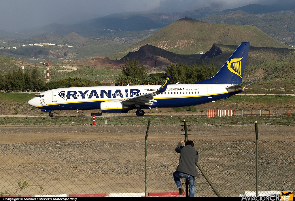 EI-EFD - Boeing 737-8AS - Ryanair