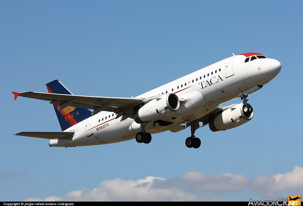 N520TA - Airbus A319-132 - TACA