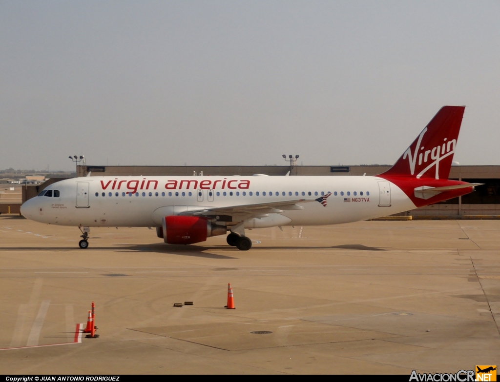 N637VA - Airbus A320-214 - Virgin America