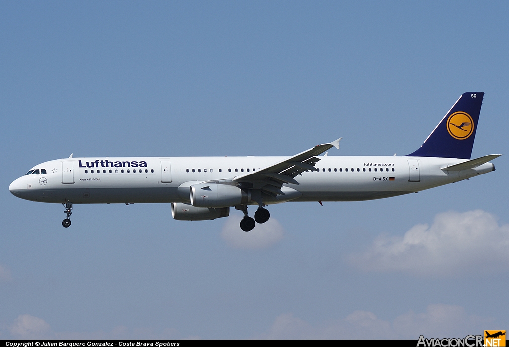 D-AISX - Airbus A321-231 - Lufthansa