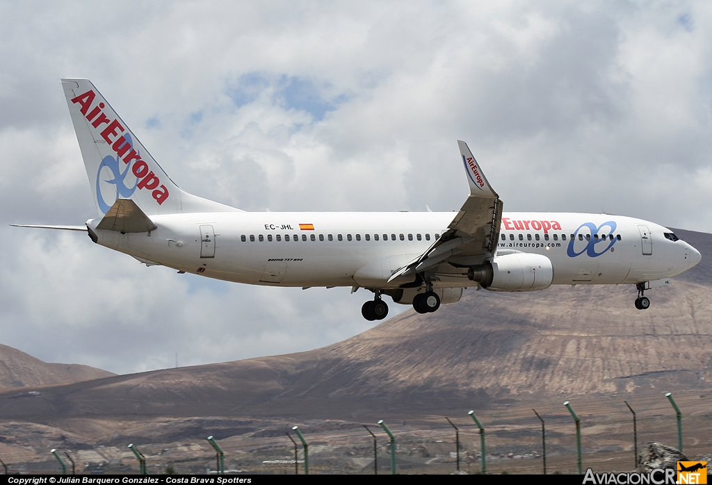 EC-JHL - Boeing 737-85P - Air Europa