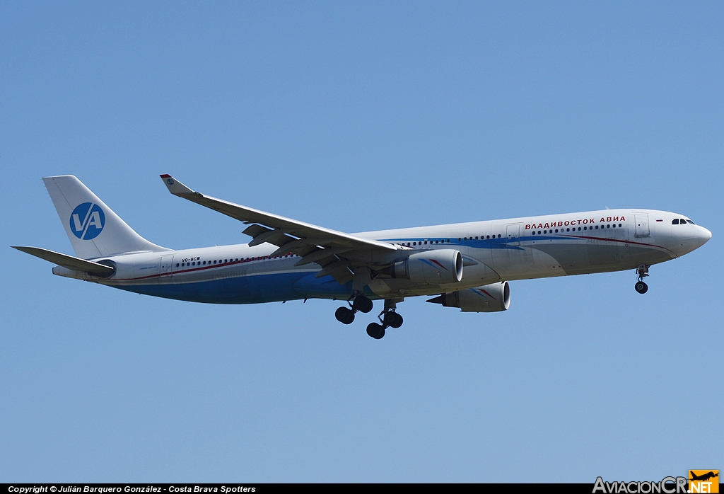 VQ-BCW - Airbus A330-301 - Vladivostok Air