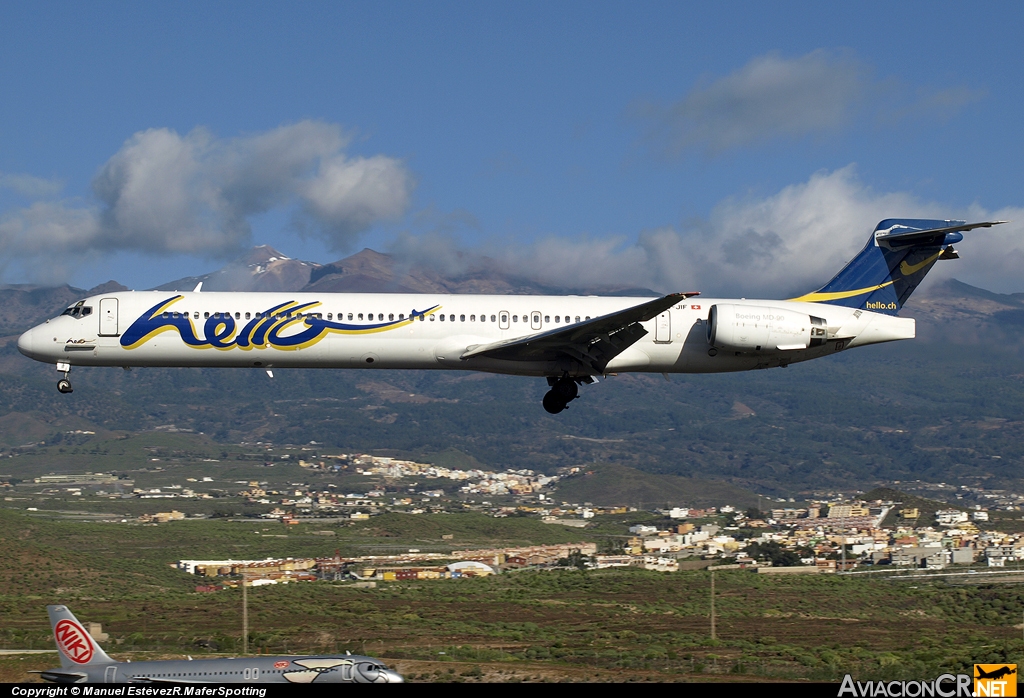 HB-JIF - McDonnell Douglas MD-90-30 - Hello