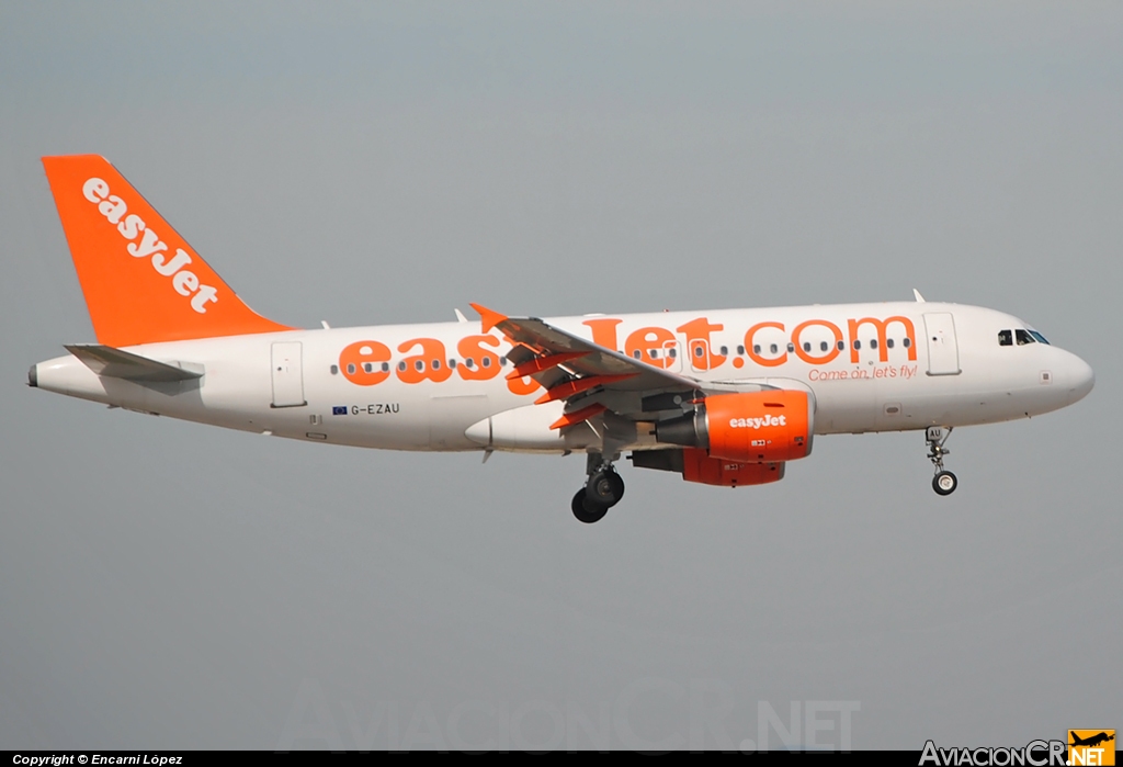 G-EZAU - Airbus A319-111 - EasyJet Airline