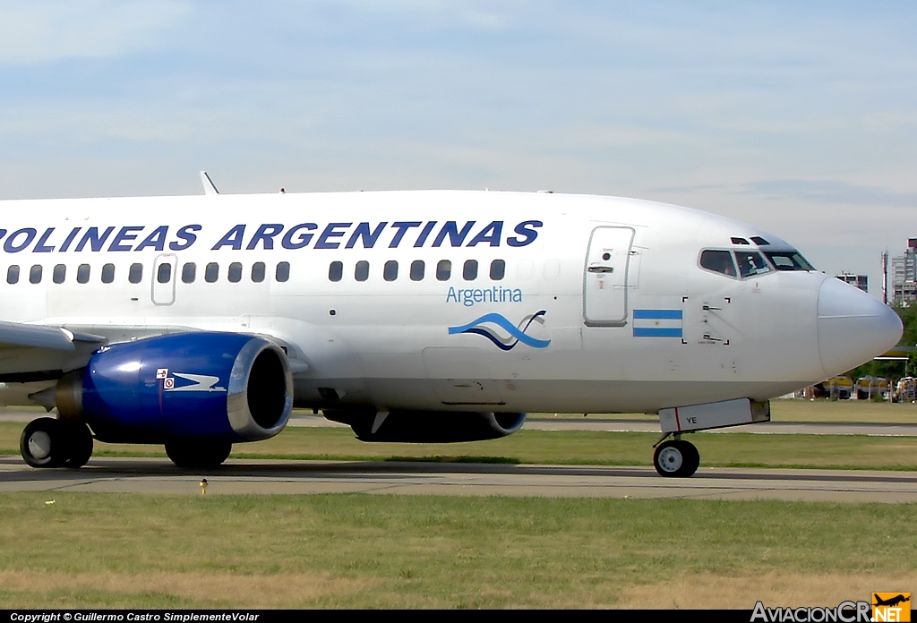 LV-AYE - Boeing 737-5H6 - Aerolineas Argentinas