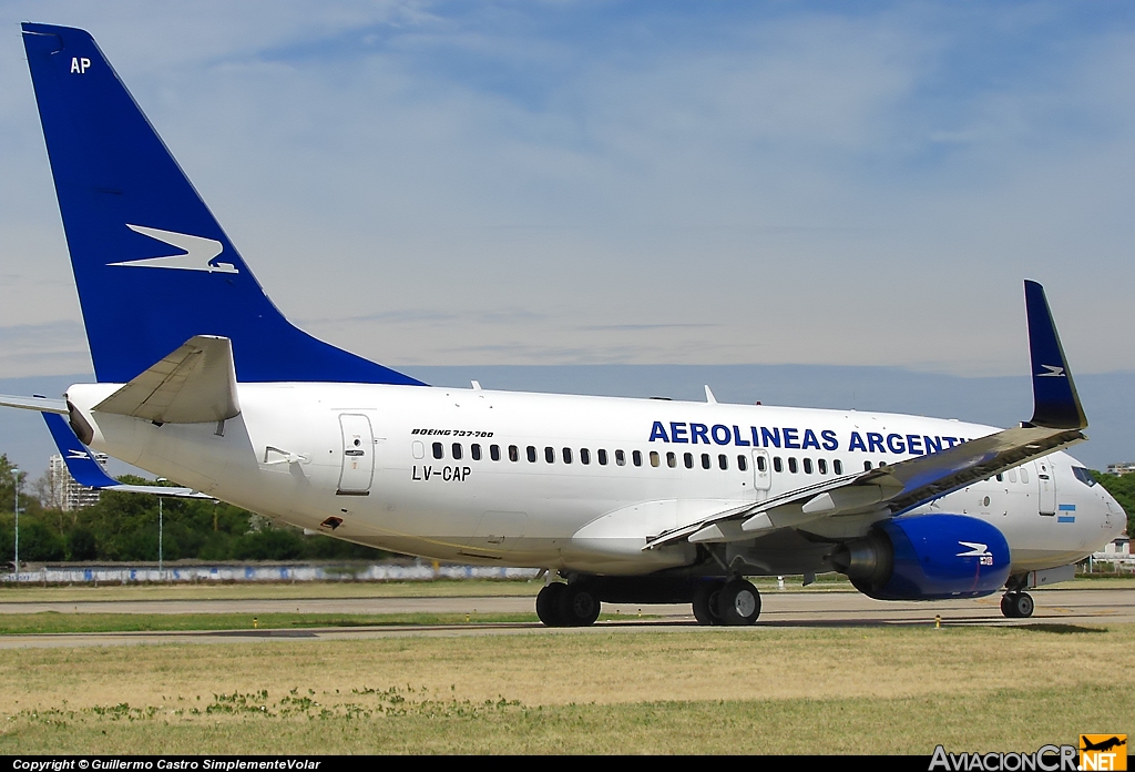 LV-CAP - Boeing 737-76N - Aerolineas Argentinas