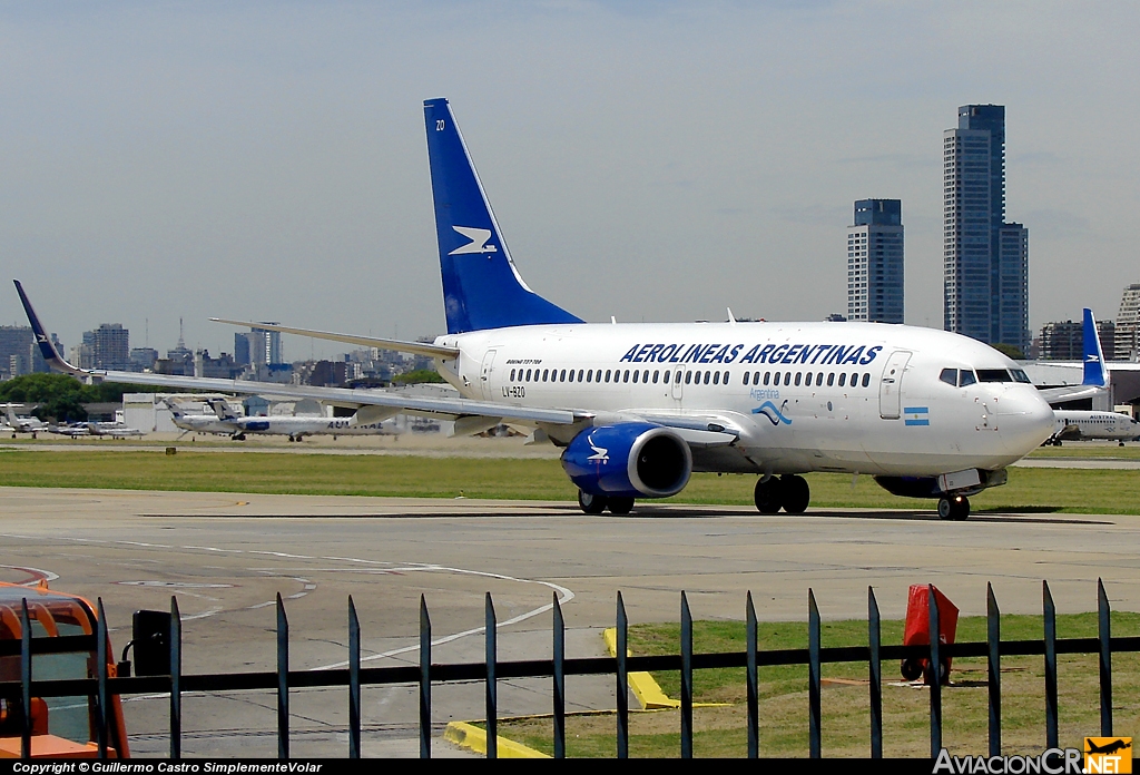 LV-BZO - Boeing 737-76N - Aerolineas Argentinas