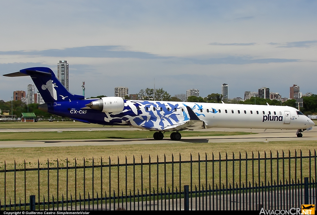 CX-CRF - Bombardier CRJ-900LR - Pluna Uruguay