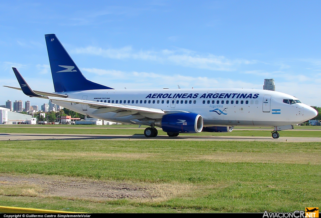 LV-CAP - Boeing 737-76N - Aerolineas Argentinas