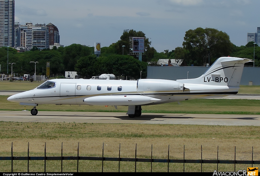 LV-BPO - Learjet 35A - Macair Jet