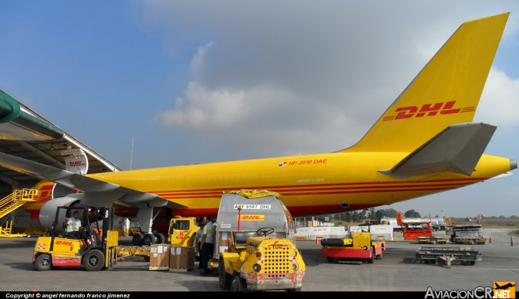 HP 2010 DA - Boeing 757-204PCF - DHL (DHL de Guatemala)