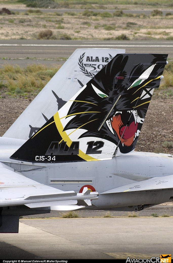 C.15-34 - McDonnell Douglas F18A Hornet - Ejercito del Aire Español