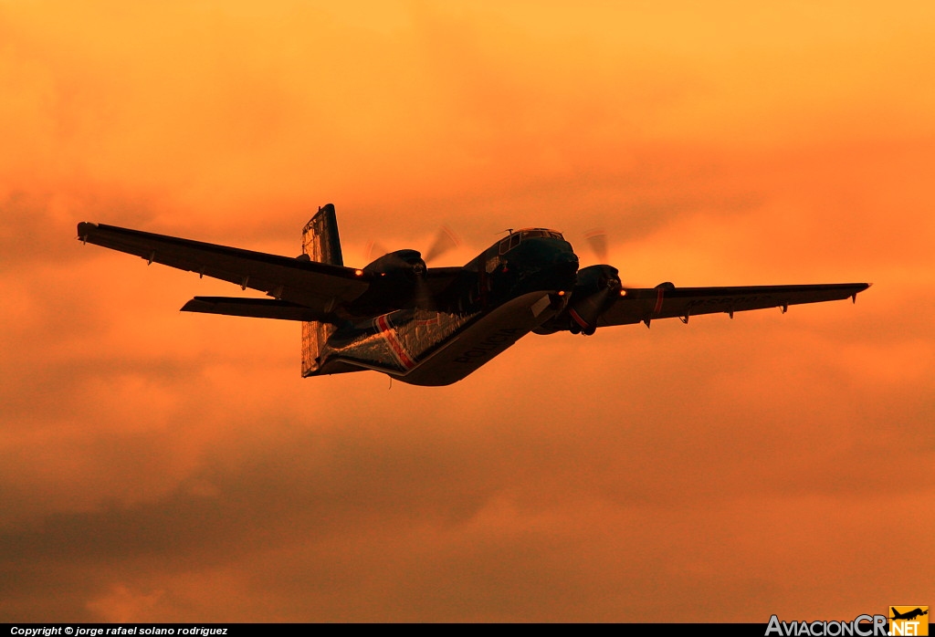 MSP002 - De Havilland Canada C-7A Caribou - Ministerio de Seguridad Pública - Costa Rica