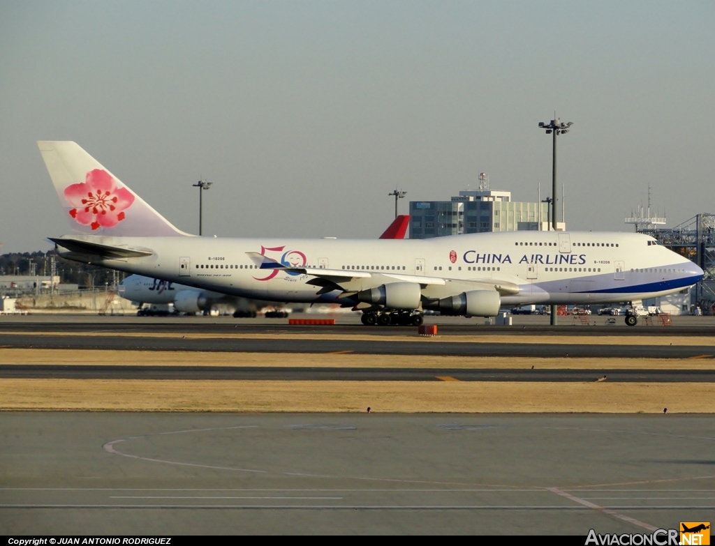 B-18208 - Boeing 747-409 - China Airlines